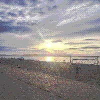 alki beach sunset