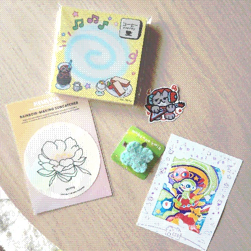 large image of my haul from the art event