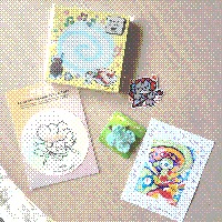 my haul from the art event